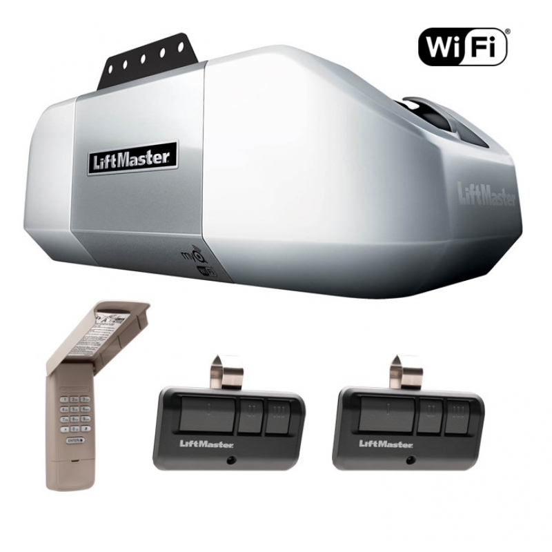 8355W267 LiftMaster Premium 12HP AC Belt Drive WiFi with extra