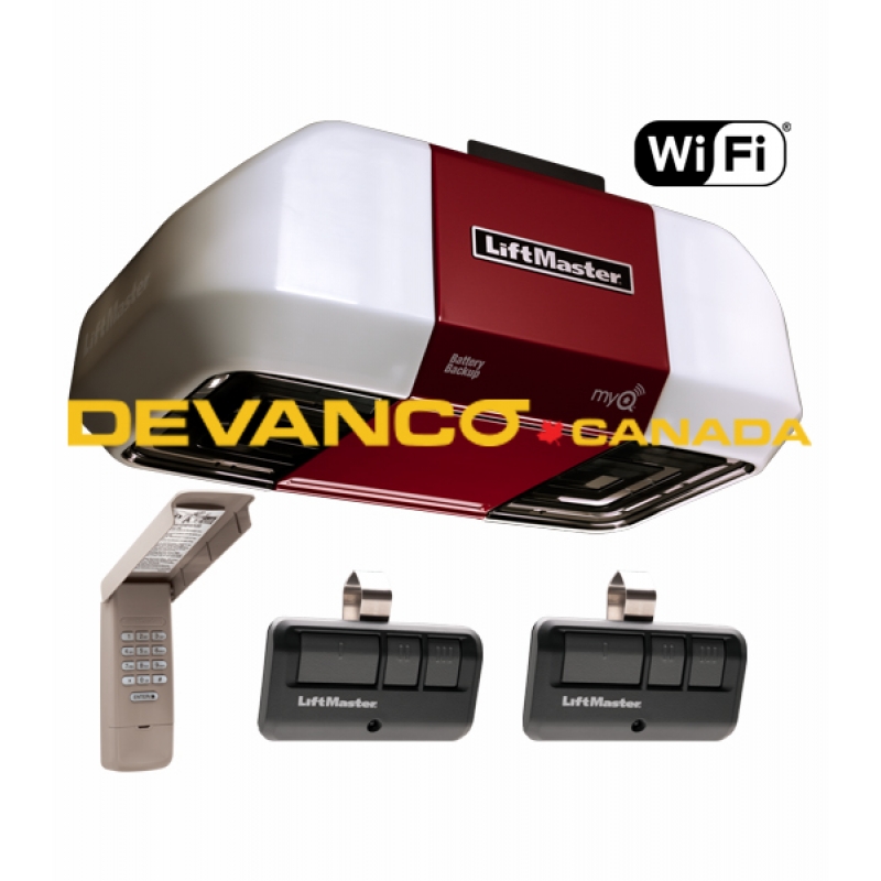 8550W267(485) LiftMaster Belt Drive DC Battery Backup Operator WiFi